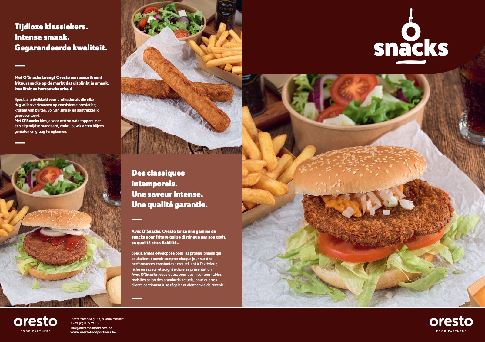 Couverture du folder Catalogue - O'Snacks — promotions Ramaut